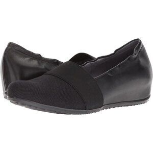 SoftWalk Wonder Womens Ballet Flat Loafers Black Size 7 Narrow NEW Leather Shoes